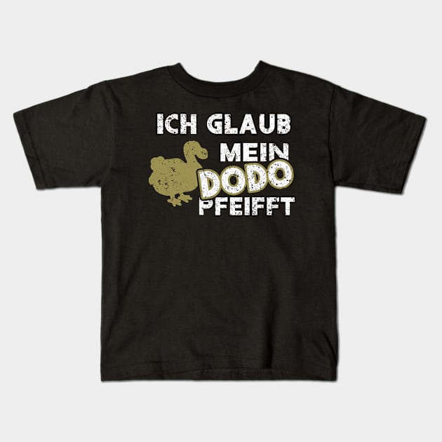 Dodo Vogel flugunfähig lustiges Design Frauen Kids T-Shirt by FindYourFavouriteDesign